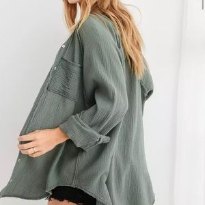 Aerie NWT Pool-To-Party Coverup Palm Size Small